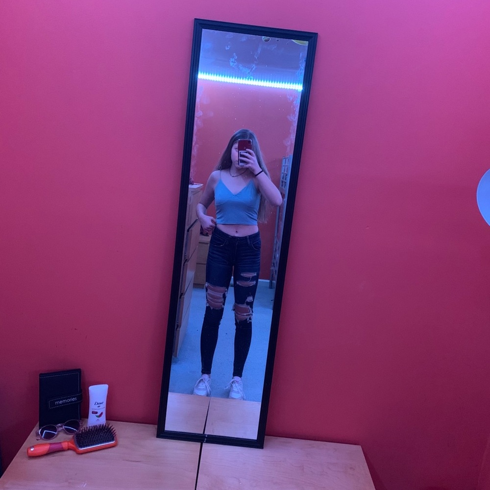 American Eagle Blue Ripped Jeans
